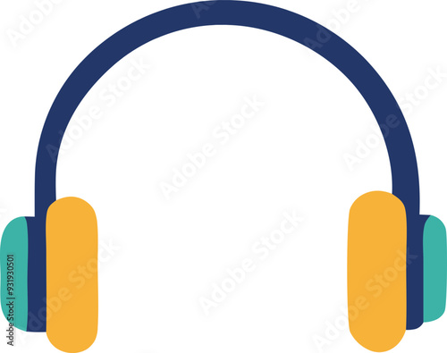 headphones isolated on white