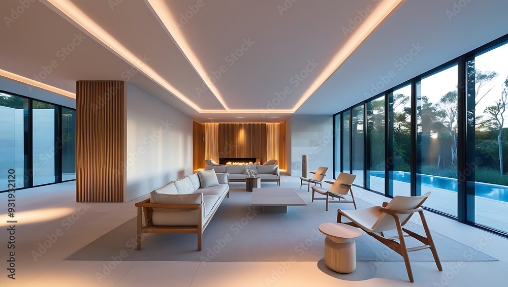 This serene and modern space is a perfect example of how natural light ...