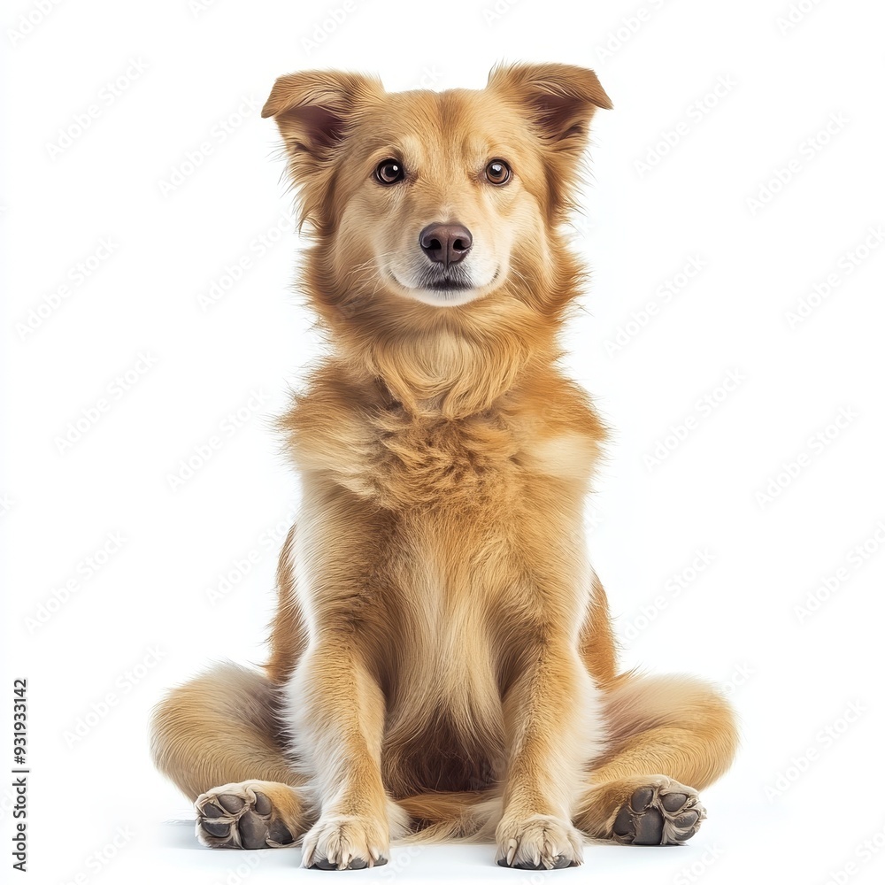 Isolated portrait of a Shiba Inu dog doing yoga on a transparent background Isolated portrait of a Shiba Inu dog doing yoga on a transparent background