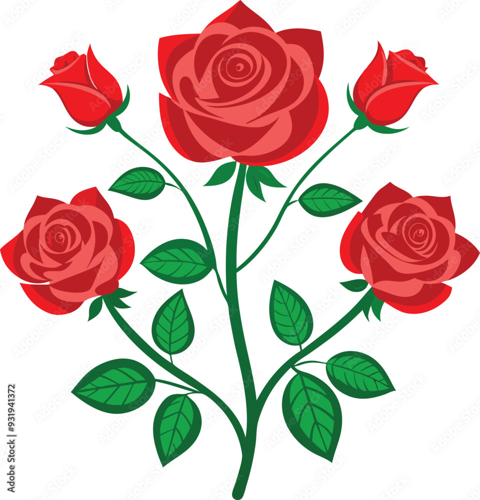 Rose vector illustration graphic Art design. Rose vector illustration graphic Art design.