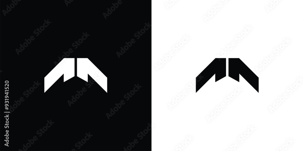 Simple and Bold M logo design Simple and Bold M logo design