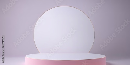 Minimalist Pink and White P...
