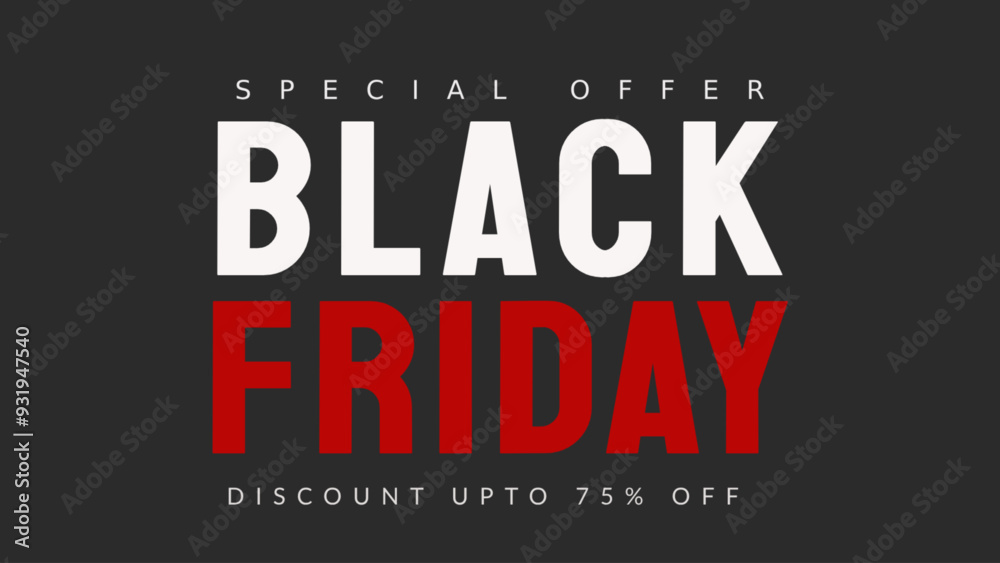 Black Friday sale typography lettering Black Friday sale typography lettering