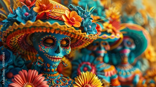 Wallpaper Mural Symbolic and colorful depiction of Hispanic Heritage Month Torontodigital.ca