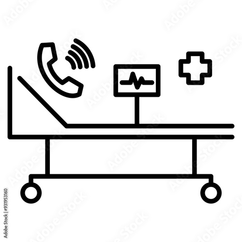 telemedicine ICU icon