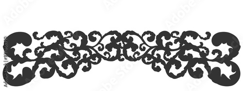 Floral ornament figure; old style decoration