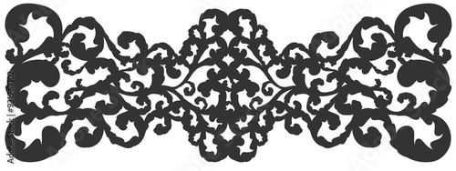 Floral ornament figure; old style decoration