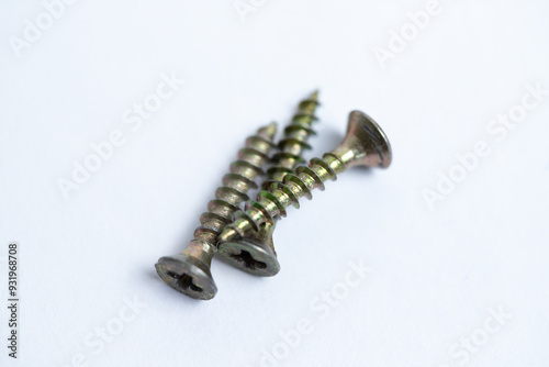 close up of screws
