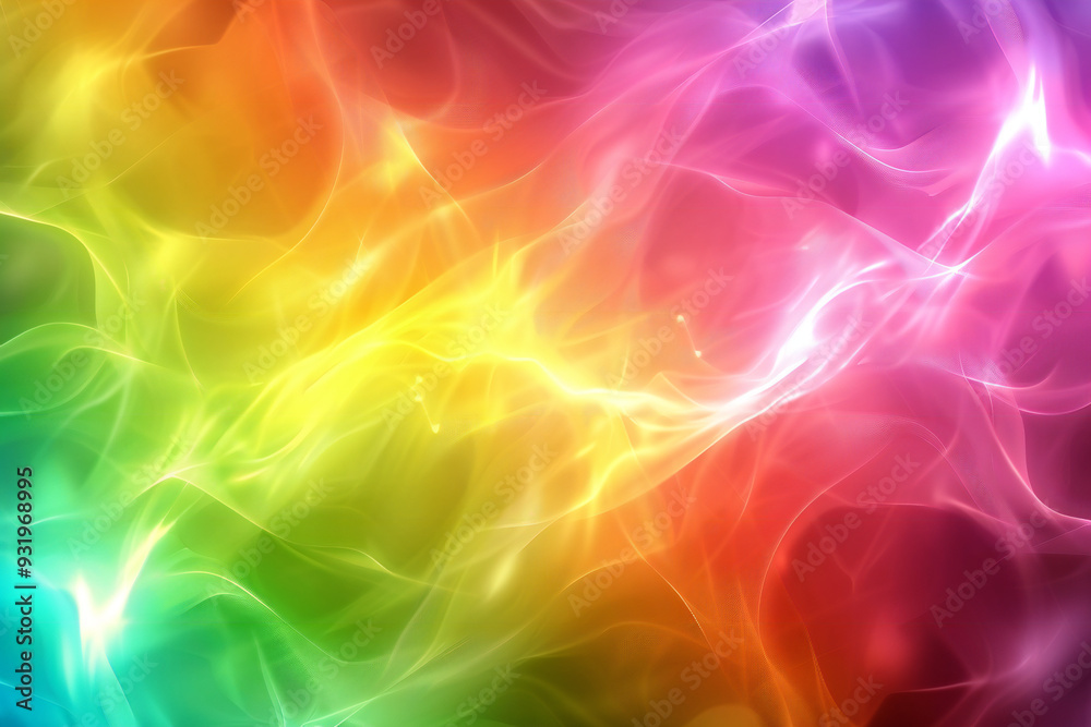 Fototapeta premium Soft Pastel Abstract Art with Flowing Waves - Gentle and Dreamy Swirls in Light and Color