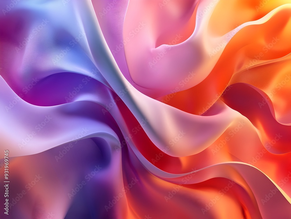 Obraz premium Mesmerizing Chromatic Gradient Backdrop with Harmonious Color Blending