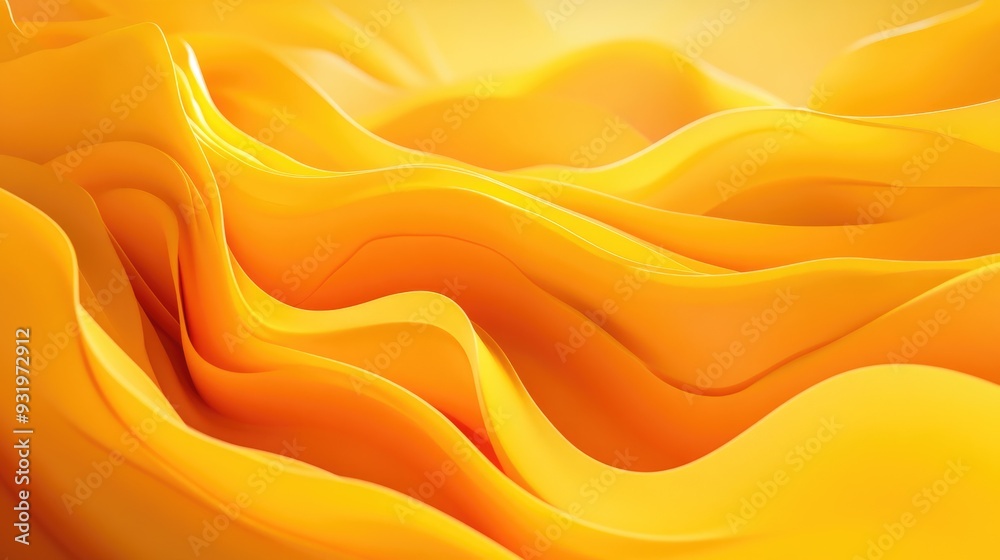 Abstract background featuring a vibrant yellow wave design Contemporary template for creative projects Abstract background featuring a vibrant yellow wave design Contemporary template for creative projects