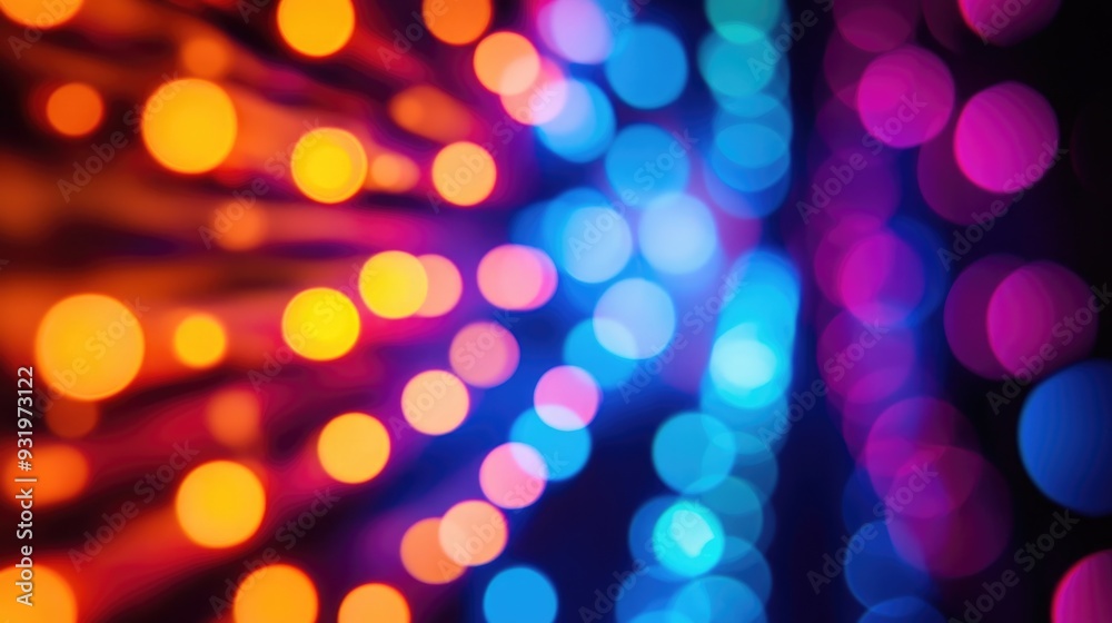 Abstract background featuring vibrant luminous lights in a colorful display Abstract background featuring vibrant luminous lights in a colorful display