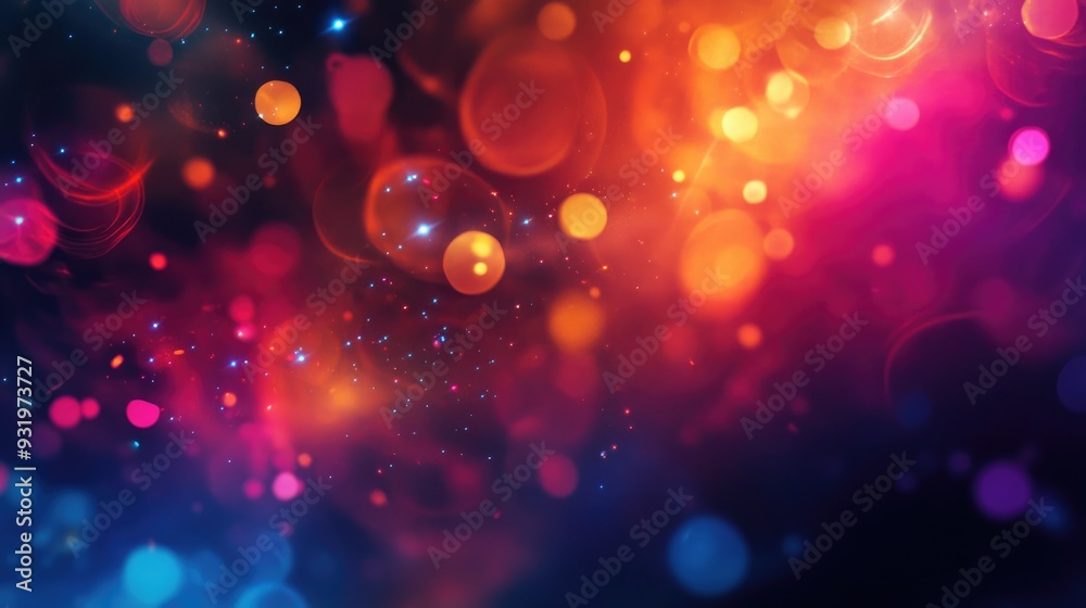 Abstract colorful lights in vibrant and engaging hues Abstract colorful lights in vibrant and engaging hues