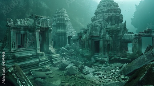 Ancient flooded ruins