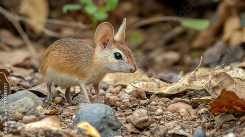 A round-eared sengi in its natural habitat. photo