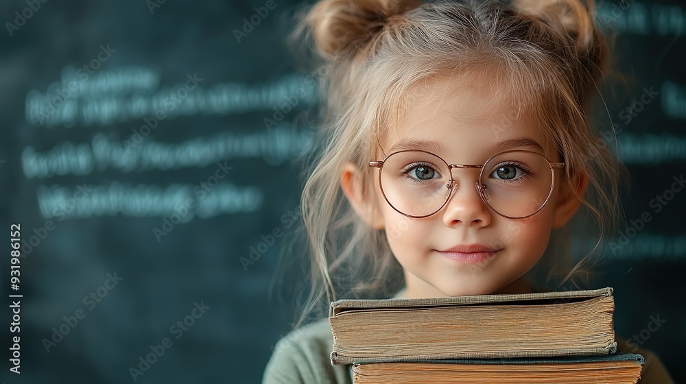 education and school concept - smiling little student girl with many books at school education and school concept - smiling little student girl with many books at school