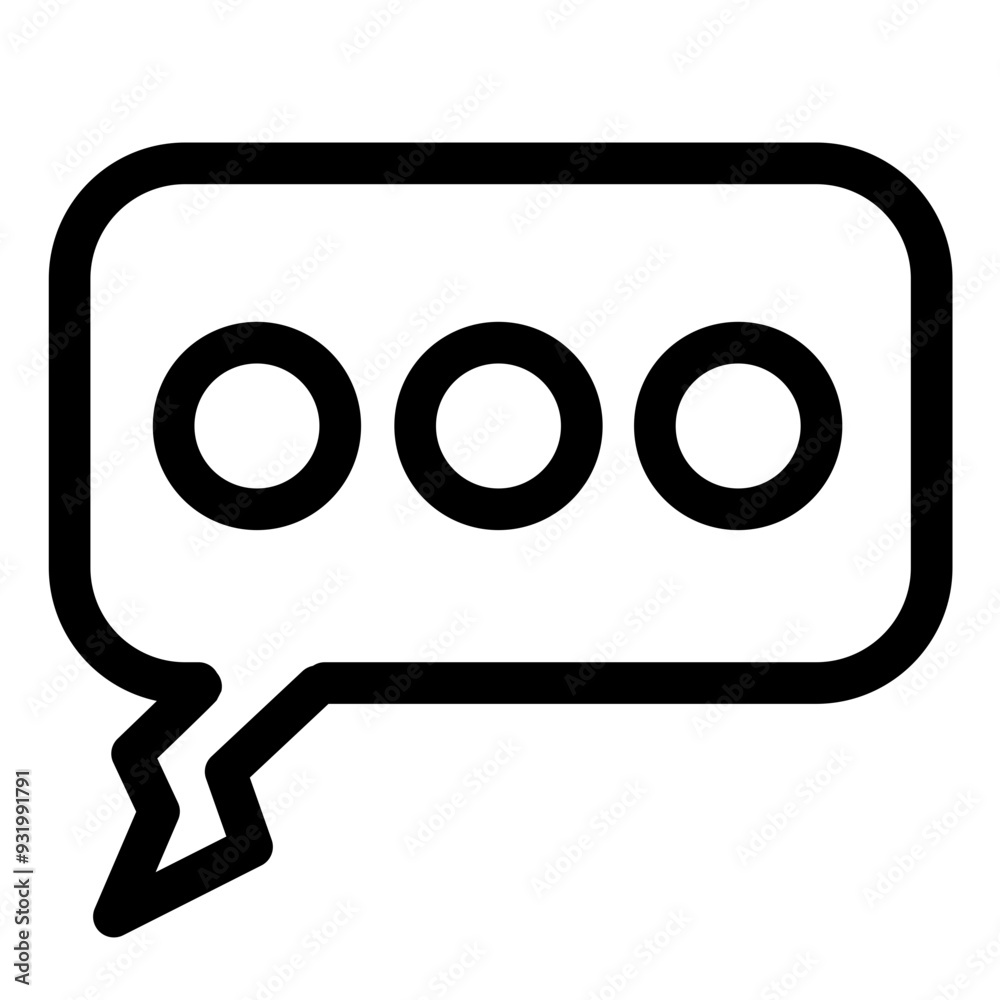 Conversation speech bubble icon symbol Conversation speech bubble icon symbol