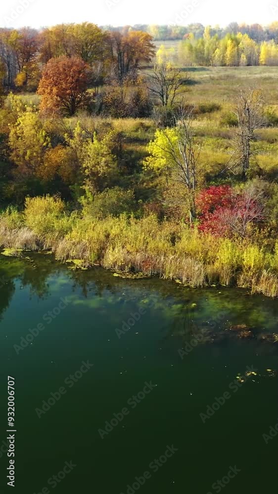 Aerial view of mountain during autumn Aerial view of mountain during autumn