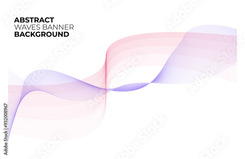 Abstract waves background