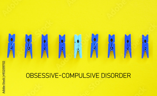 OCD obsessive compulsive disorder is shown using the text photo