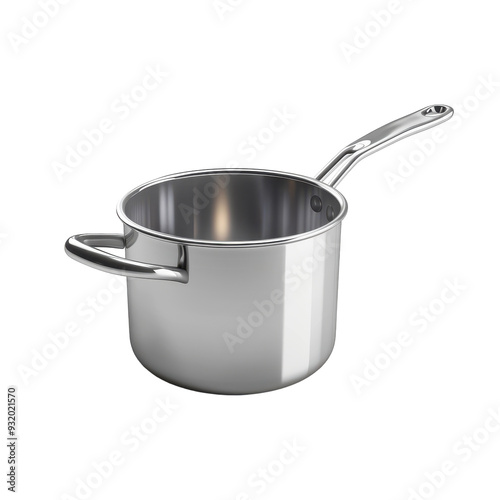 Classic saucepan on stove Isolated On Transparent Background