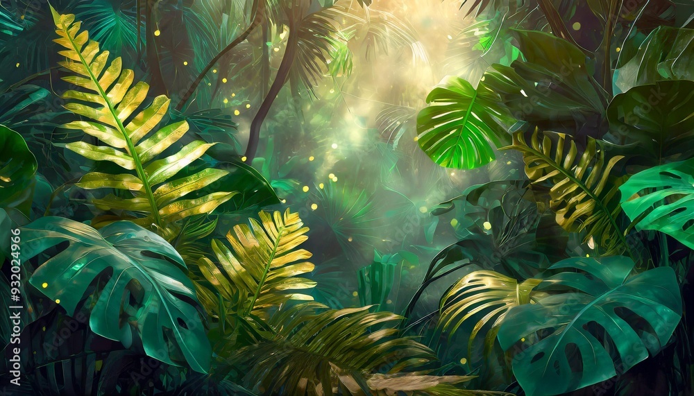 Fototapeta premium tropical fern leaf