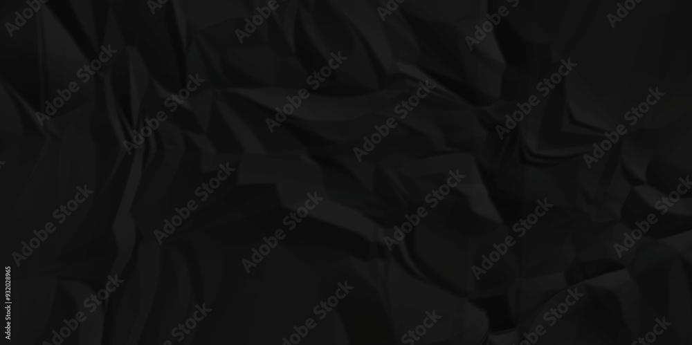 Old paper craft Close up texture of black cardboard crumple on a creased recycle black craft paper texture background. grunge wrinkle old paper. Old paper craft Close up texture of black cardboard crumple on a creased recycle black craft paper texture background. grunge wrinkle old paper.