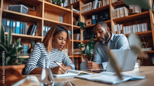 The teamwork-focused office collaboration