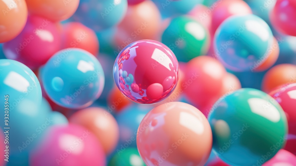 Full frame shot of multi colored balls Full frame shot of multi colored balls