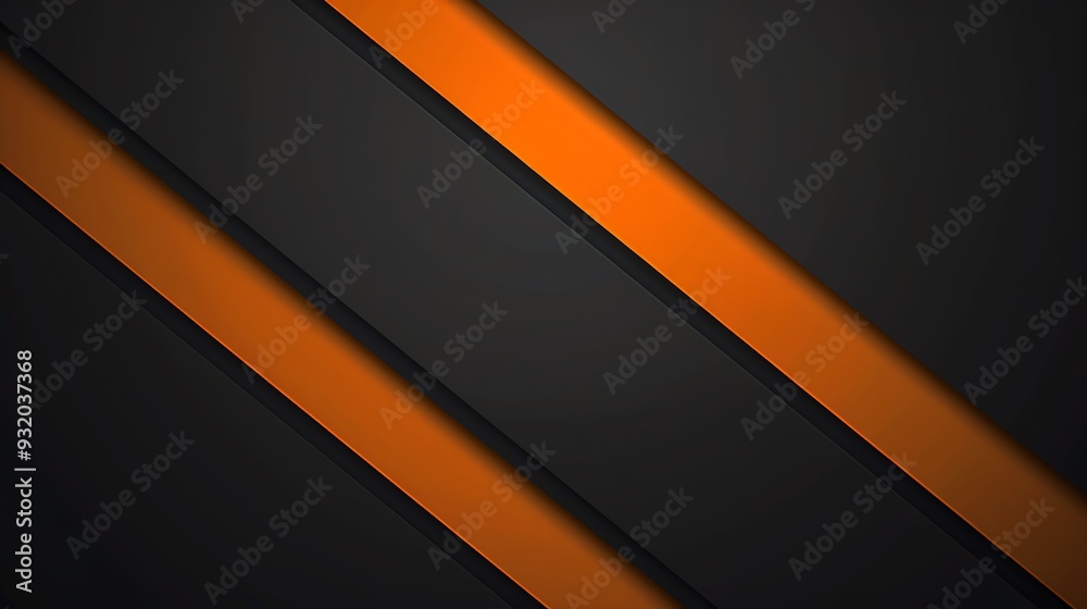 Abstract Black and Orange Diagonal Stripes Abstract Black and Orange Diagonal Stripes
