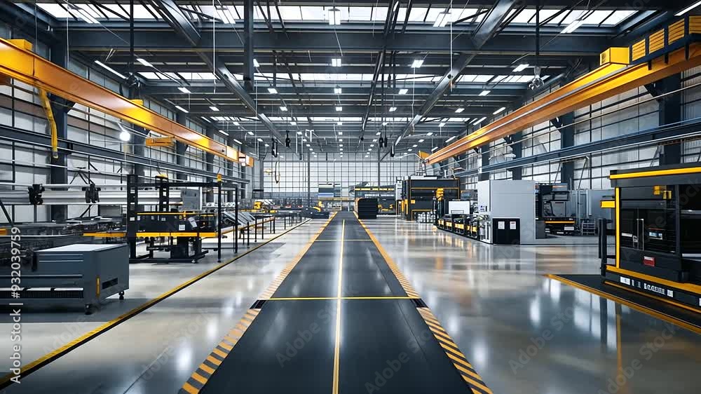 Within the vast expanse of the industrial factory, state-of-the-art machinery hums with efficiency Within the vast expanse of the industrial factory, state-of-the-art machinery hums with efficiency