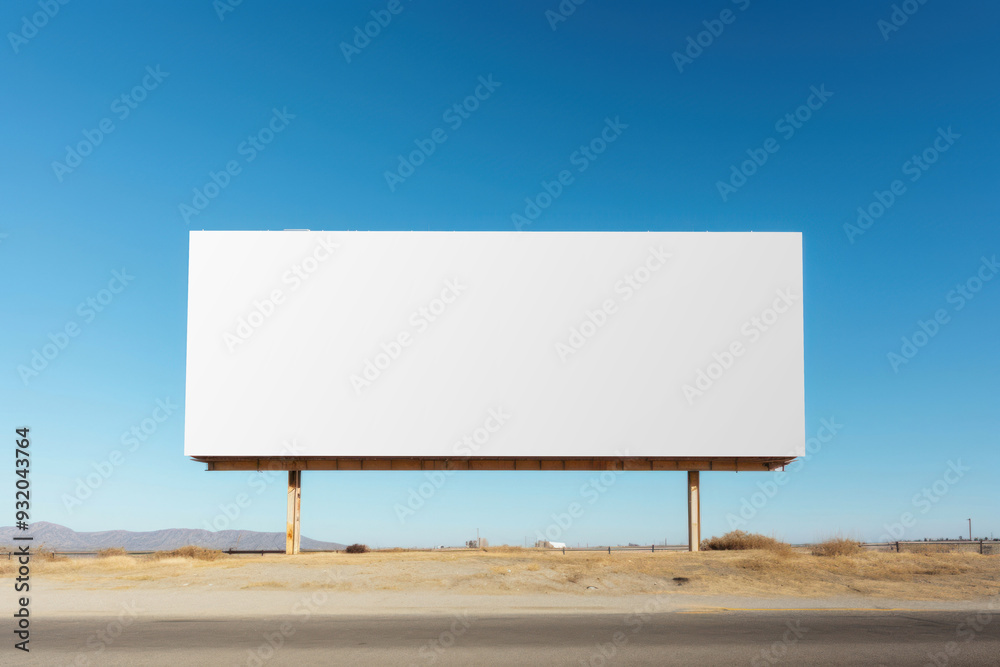 Obraz premium PNG outdoor billboard mockup, transparent background