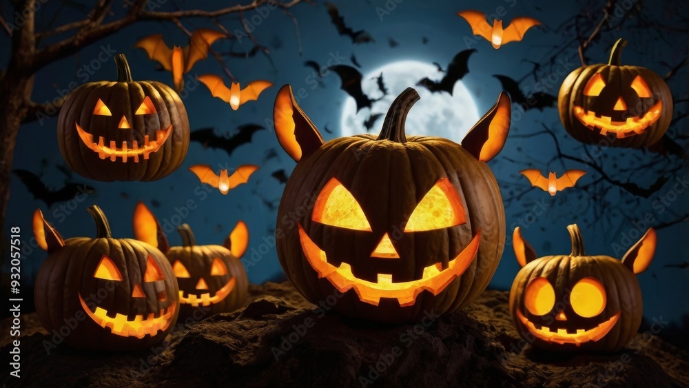 halloween background with pumpkin halloween background with pumpkin