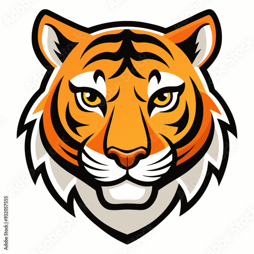 Tiger Head Vector Logo Style