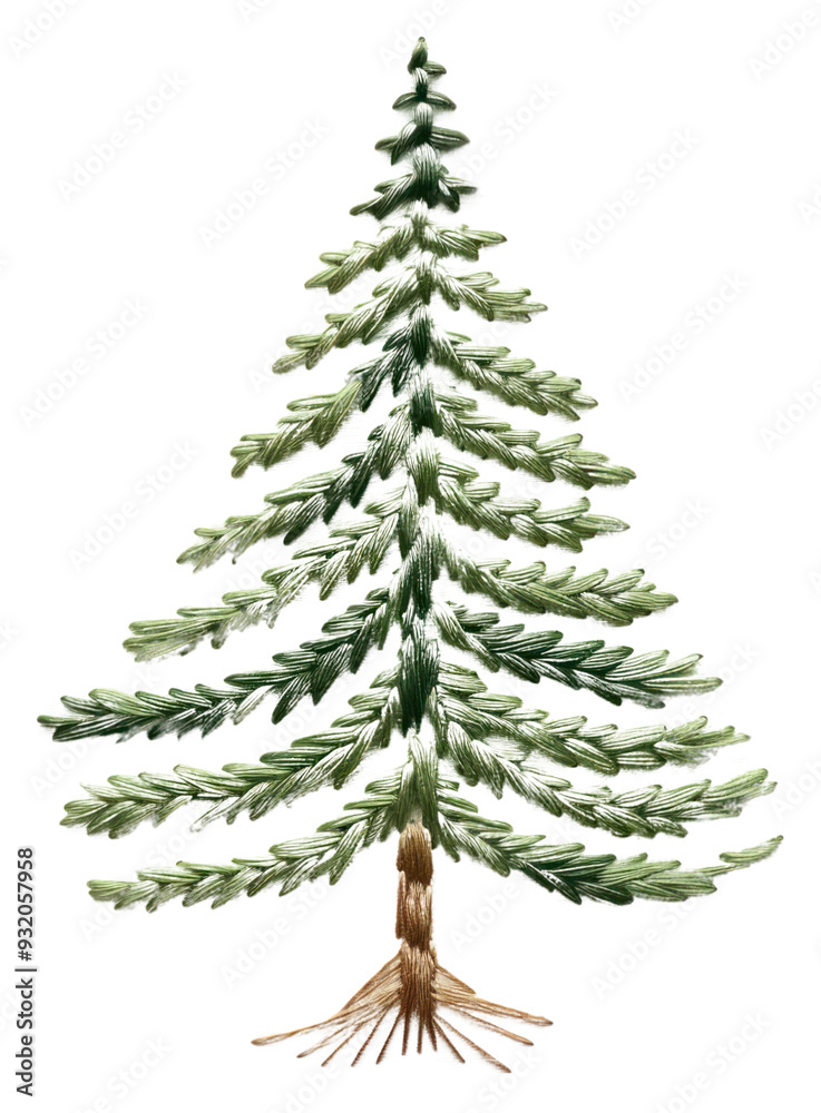 Obraz premium PNG Christmas tree celebration plant pine.