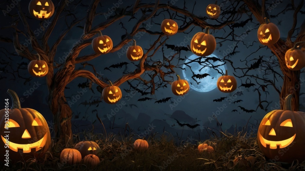 halloween background with pumpkin halloween background with pumpkin