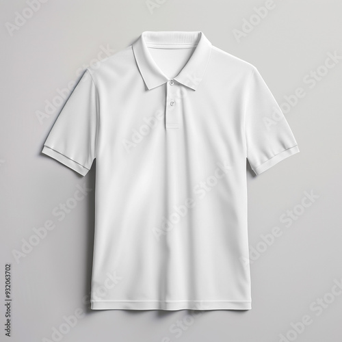 Transparent polo shirt mockup