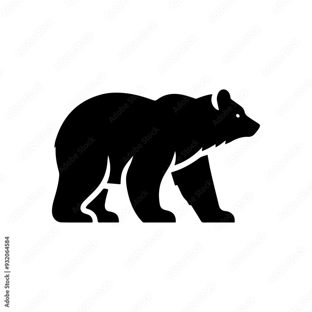 Obraz premium Bear Silhouette