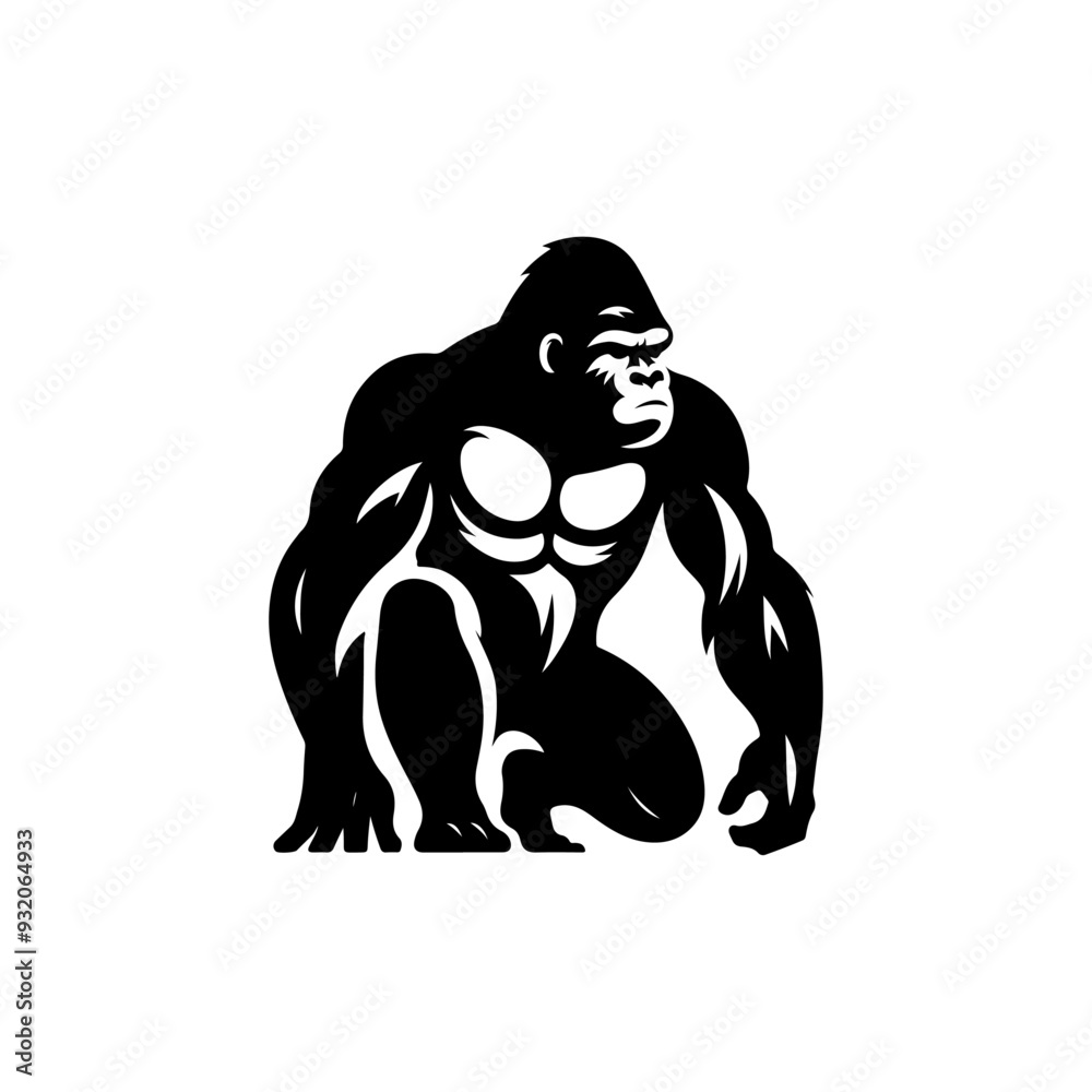 Gorilla Silhouette Gorilla Silhouette