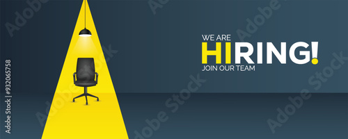 We are hiring. we're hiring creative concept. Hiring creative work. open vacancy design, Hiring social media poster design.