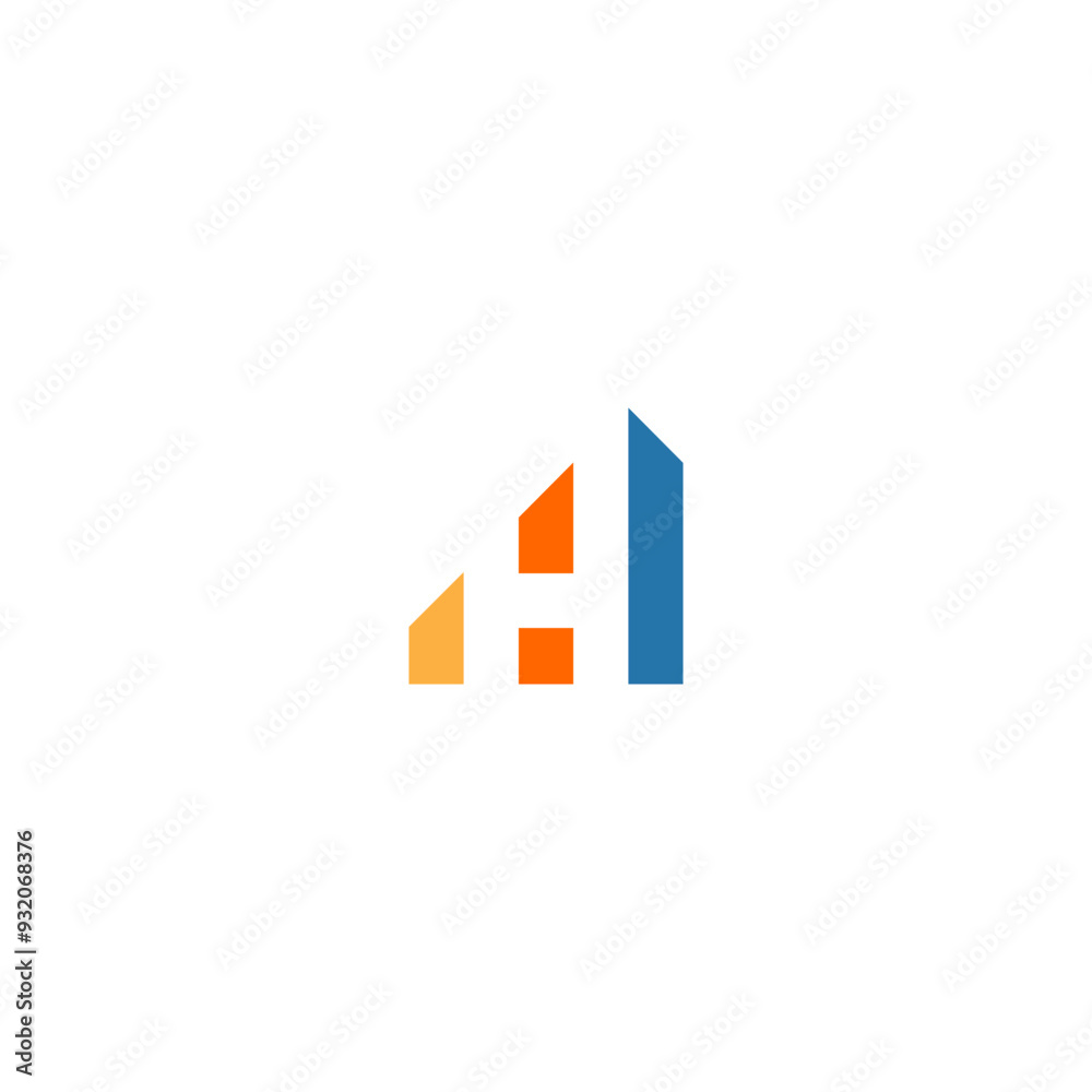 H logo simple building, House letter H, modern playful brand vector H logo simple building, House letter H, modern playful brand vector