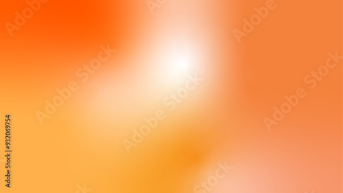 Orange gradient aura light background