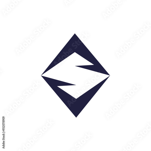 Free Download S letter logo,with two arrow, with two letter A, vector design simple flat for brand. - GFXLoad