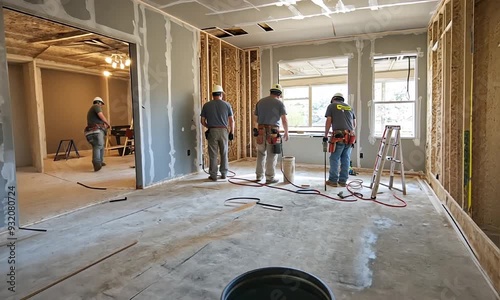 Professional Homebuilders Renovating a Modern Home - High-Quality Construction VDO