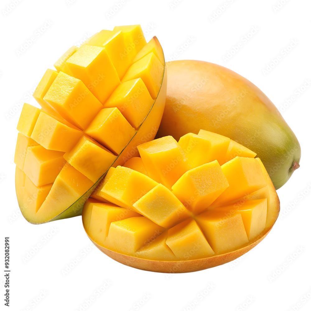 mango isolated on transparent background png