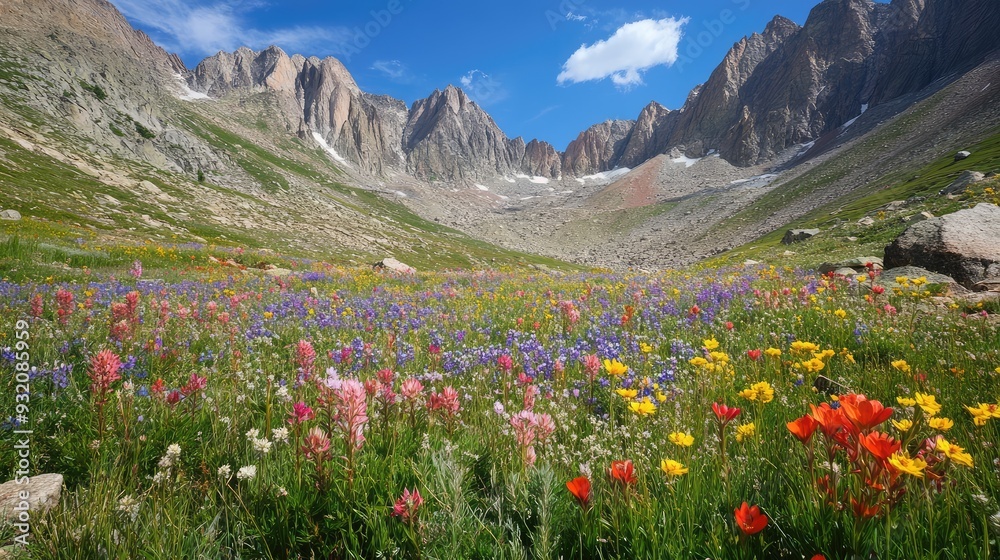 meadow with wildflowers meadow with wildflowers