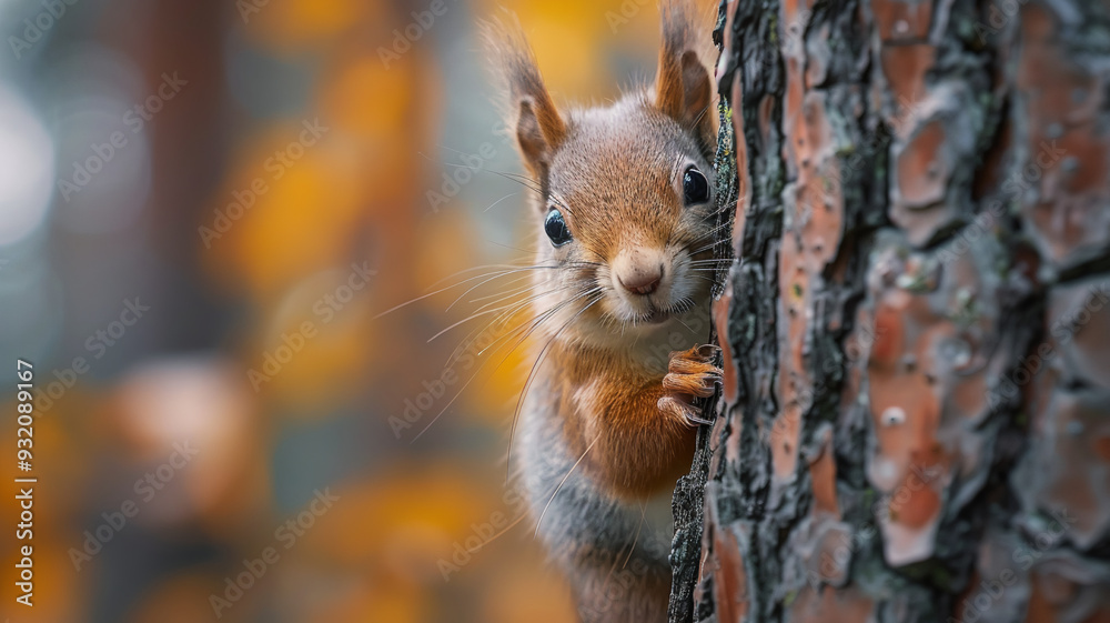 Cute squirrel looking at the camera close up Cute squirrel looking at the camera close up