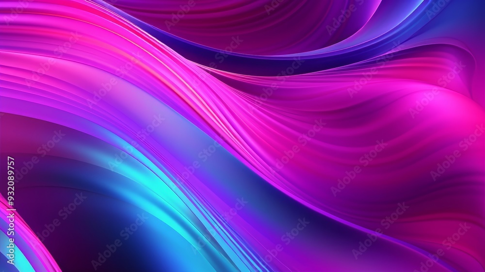 Abstract Purple and Blue Flowing Lines Background Abstract Purple and Blue Flowing Lines Background