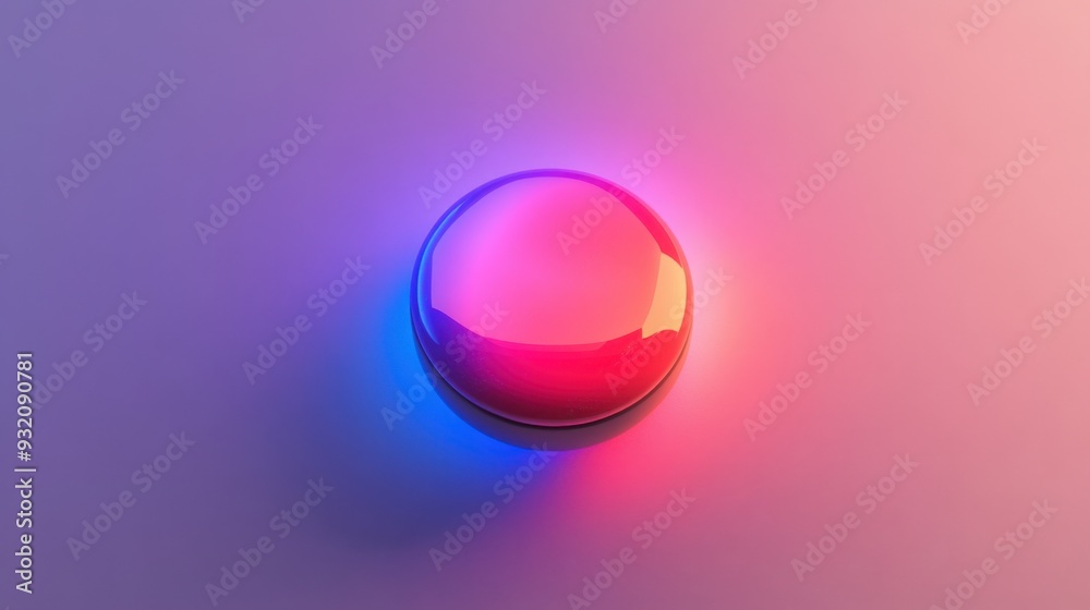 Glossy button in a minimalist design, with vibrant colors and smooth edges, glowing softly in a neutral space Glossy button in a minimalist design, with vibrant colors and smooth edges, glowing softly in a neutral space