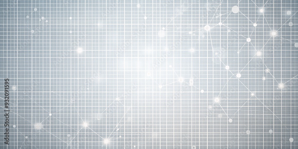 Abstract Geometric Grid with White Circles and Lines, abstract , geometry , grid , pattern Abstract Geometric Grid with White Circles and Lines, abstract , geometry , grid , pattern